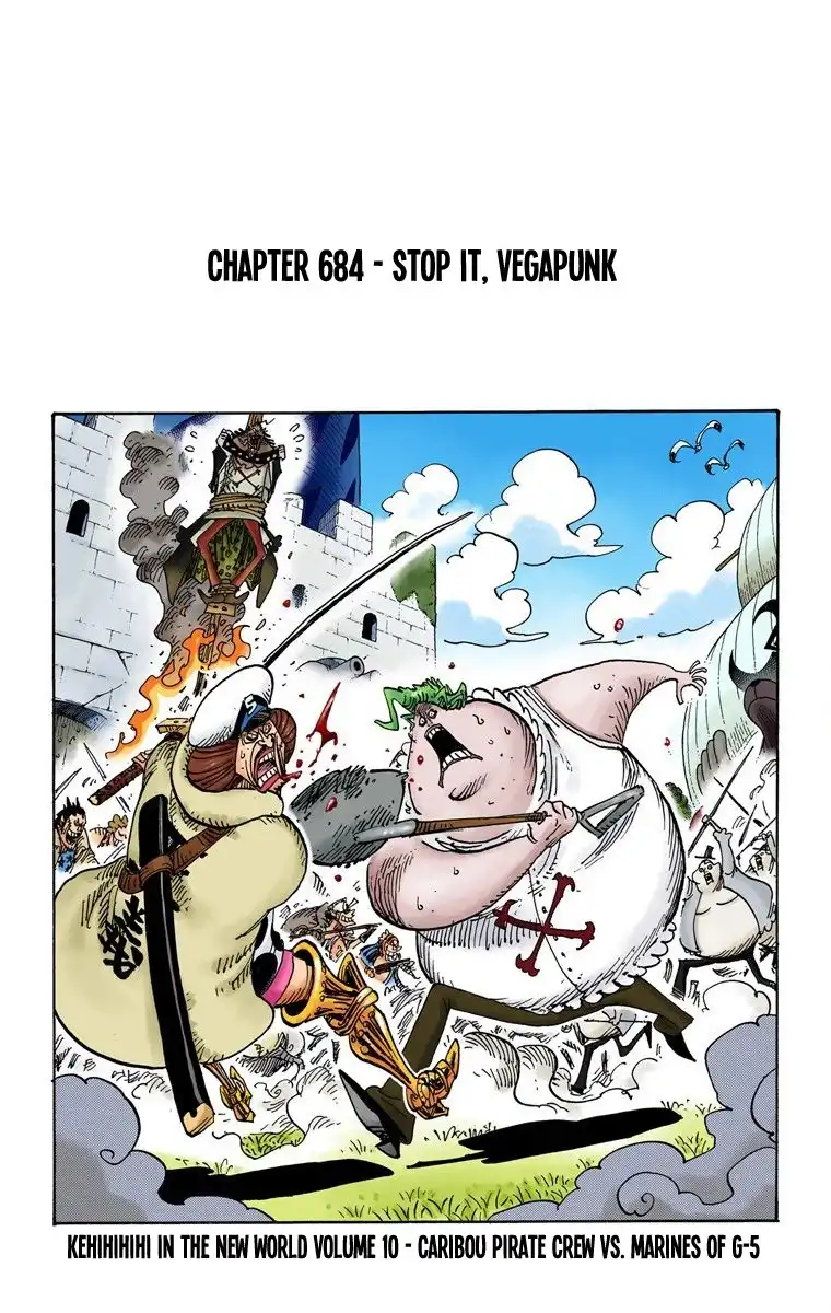 One Piece - Digital Colored Comics Chapter 684 2